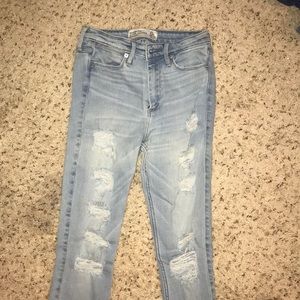 HOLD Abercrombie and Fitch super skinny high rise